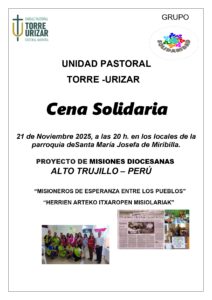 Lee más sobre el artículo Cena Solidaria 2025