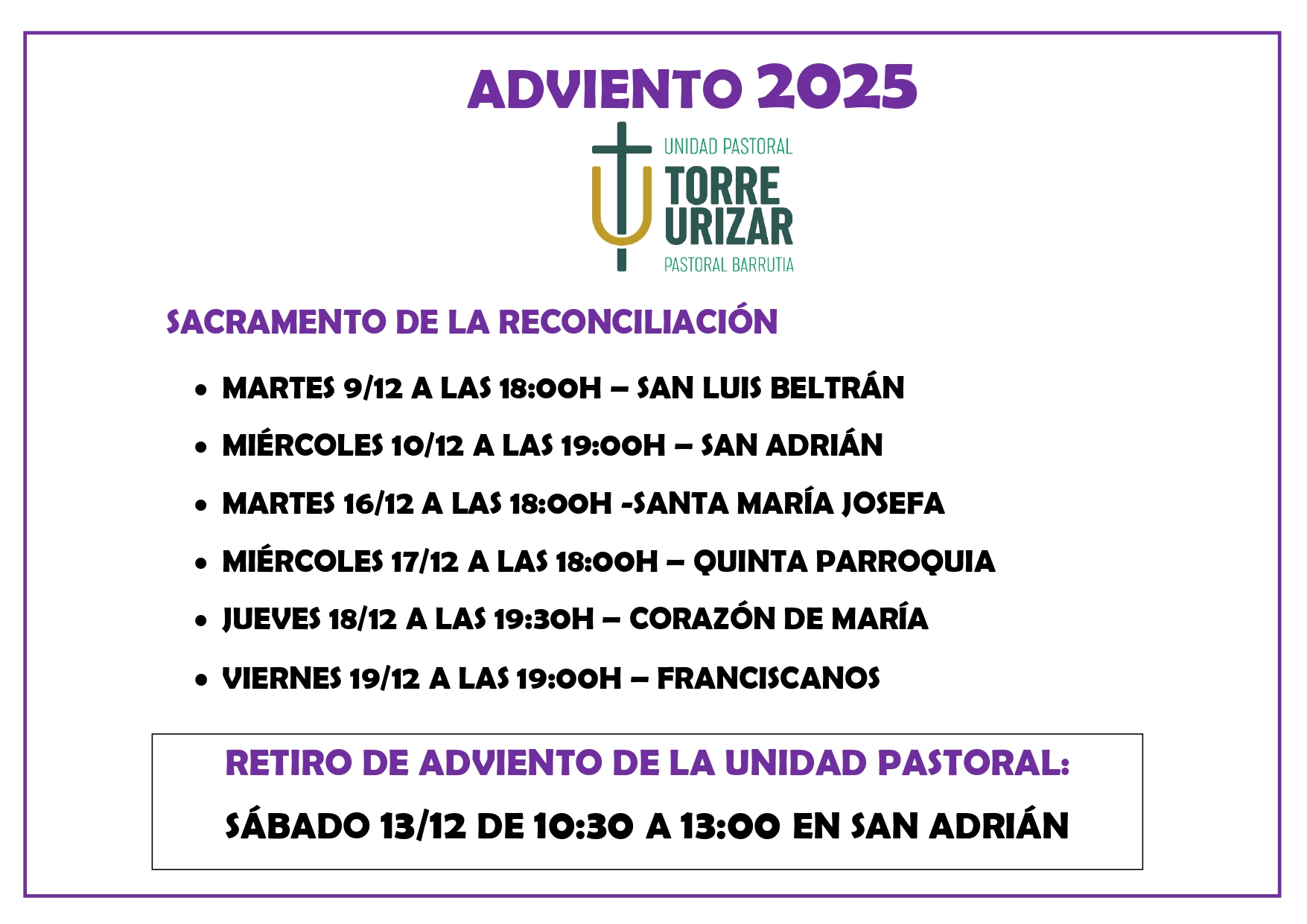 CALENDARIO ADVIENTO 2025