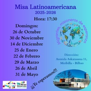 Lee más sobre el artículo Misas de la Comunidad Latina